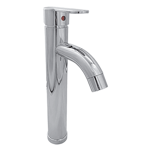 Grifería Baño Lavamanos Alta Mezclador Pico Semicurvo