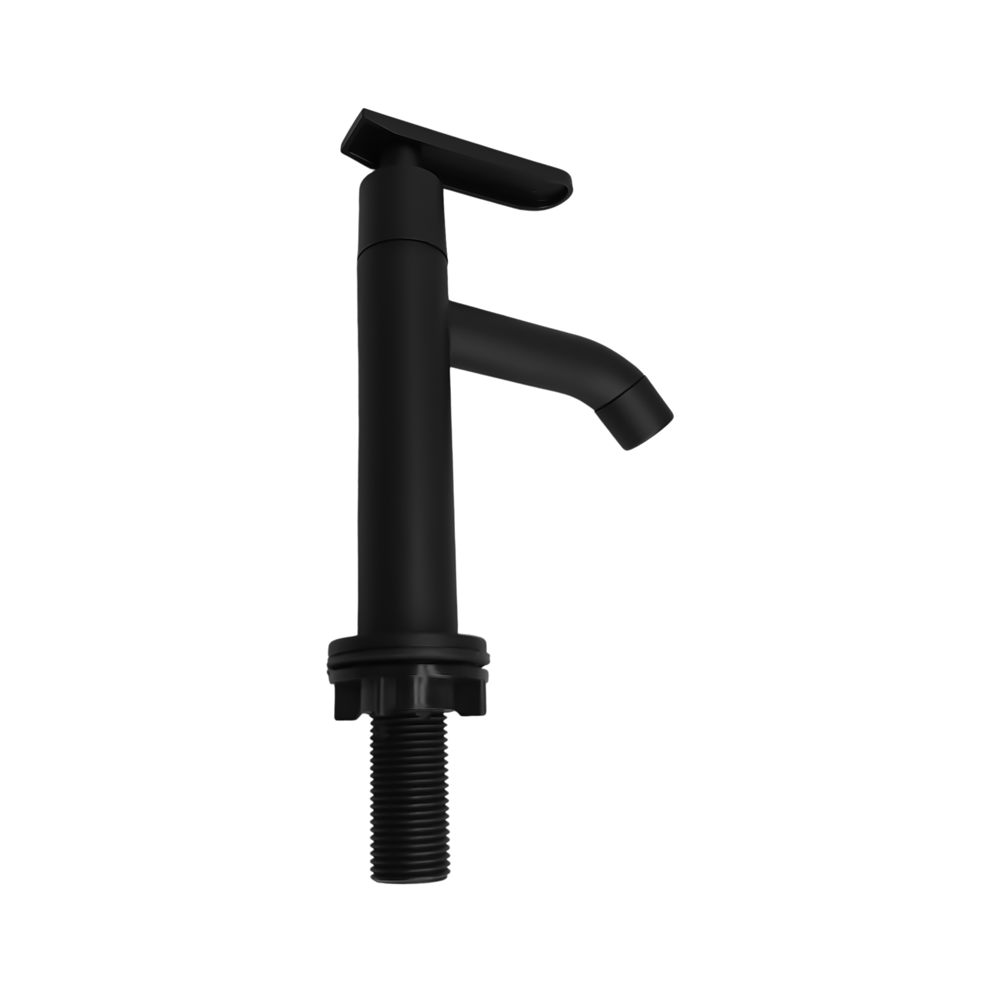 Griferia Baja Para Lavamanos Agua Fria Negra ABS