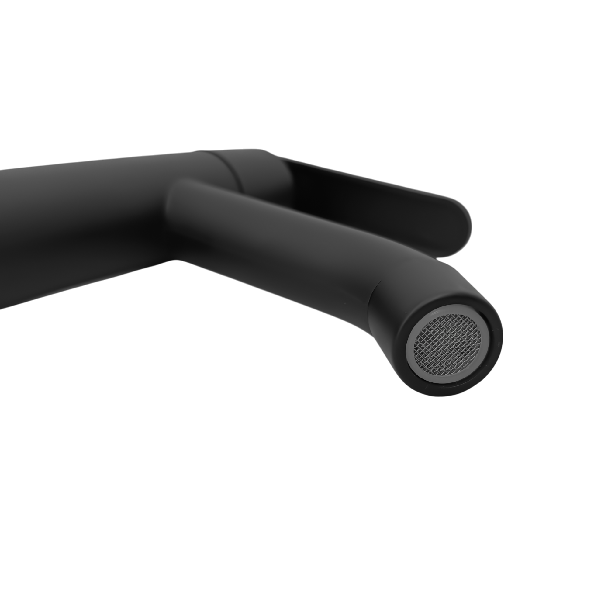 Griferia Baja Para Lavamanos Agua Fria Negra ABS