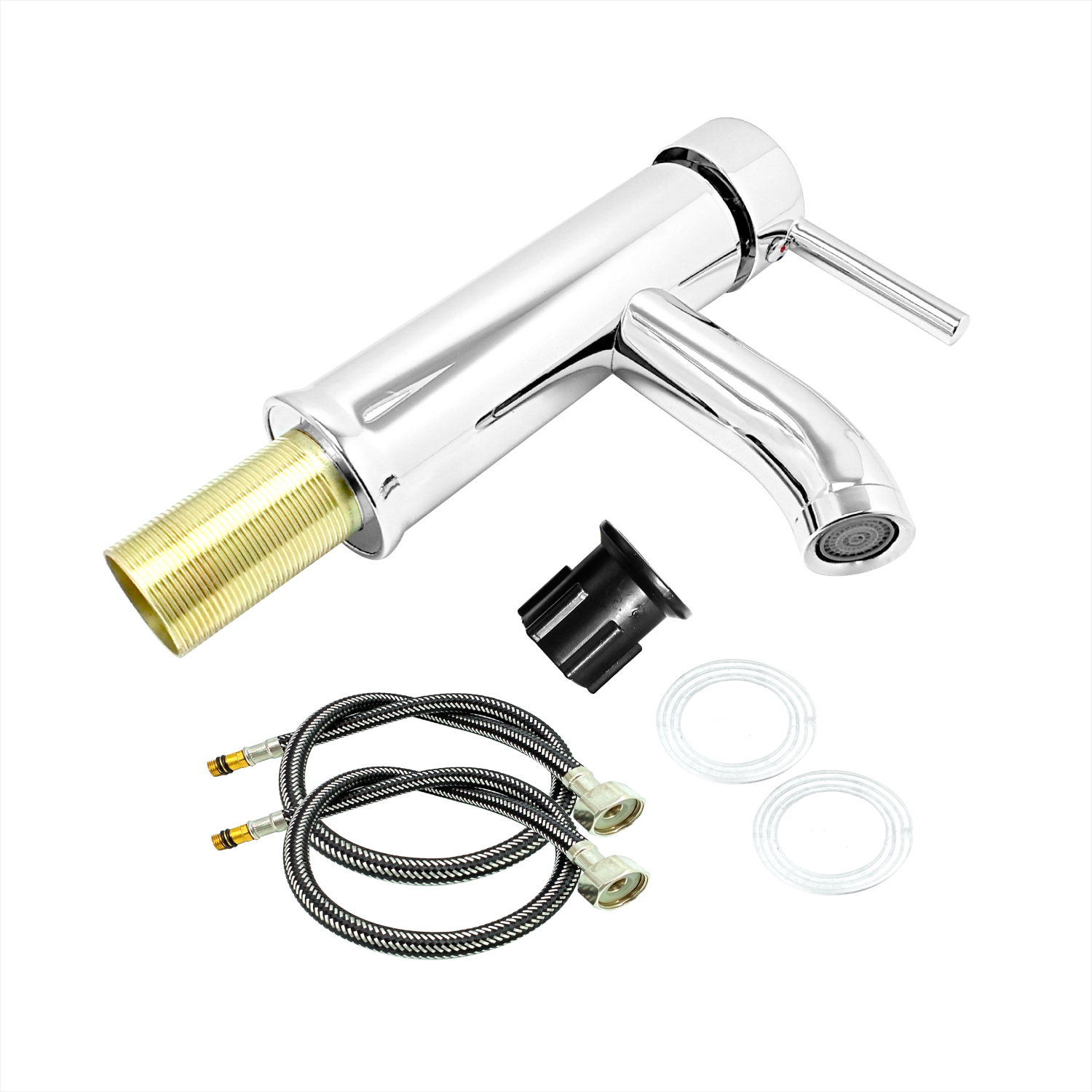 Combo Placa Lavamanos 71x46 +griferia +push Integrado C289