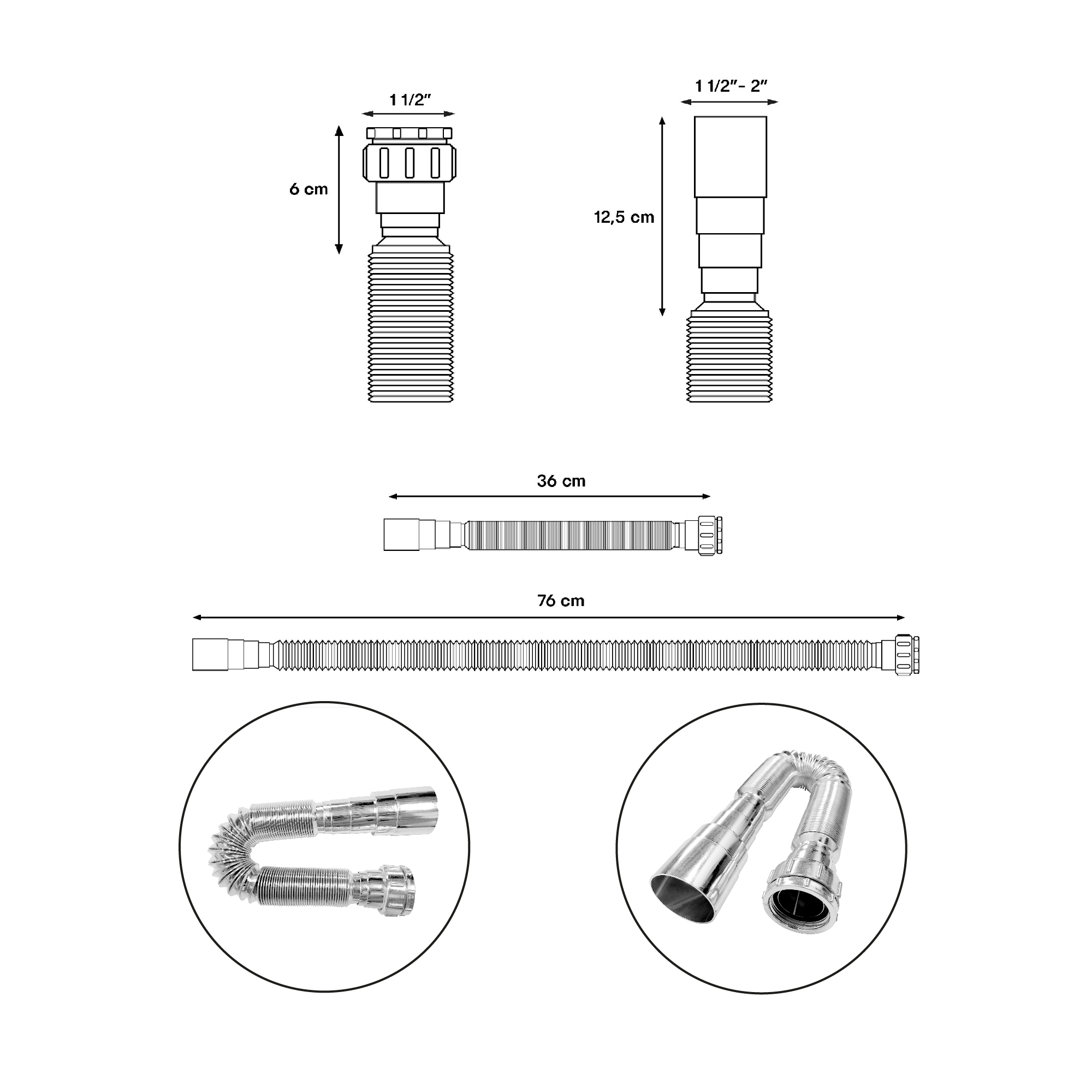 Kit Grifería Lavaplatos Agua Fría + Dispensador Jabón  + Accesorios C1165