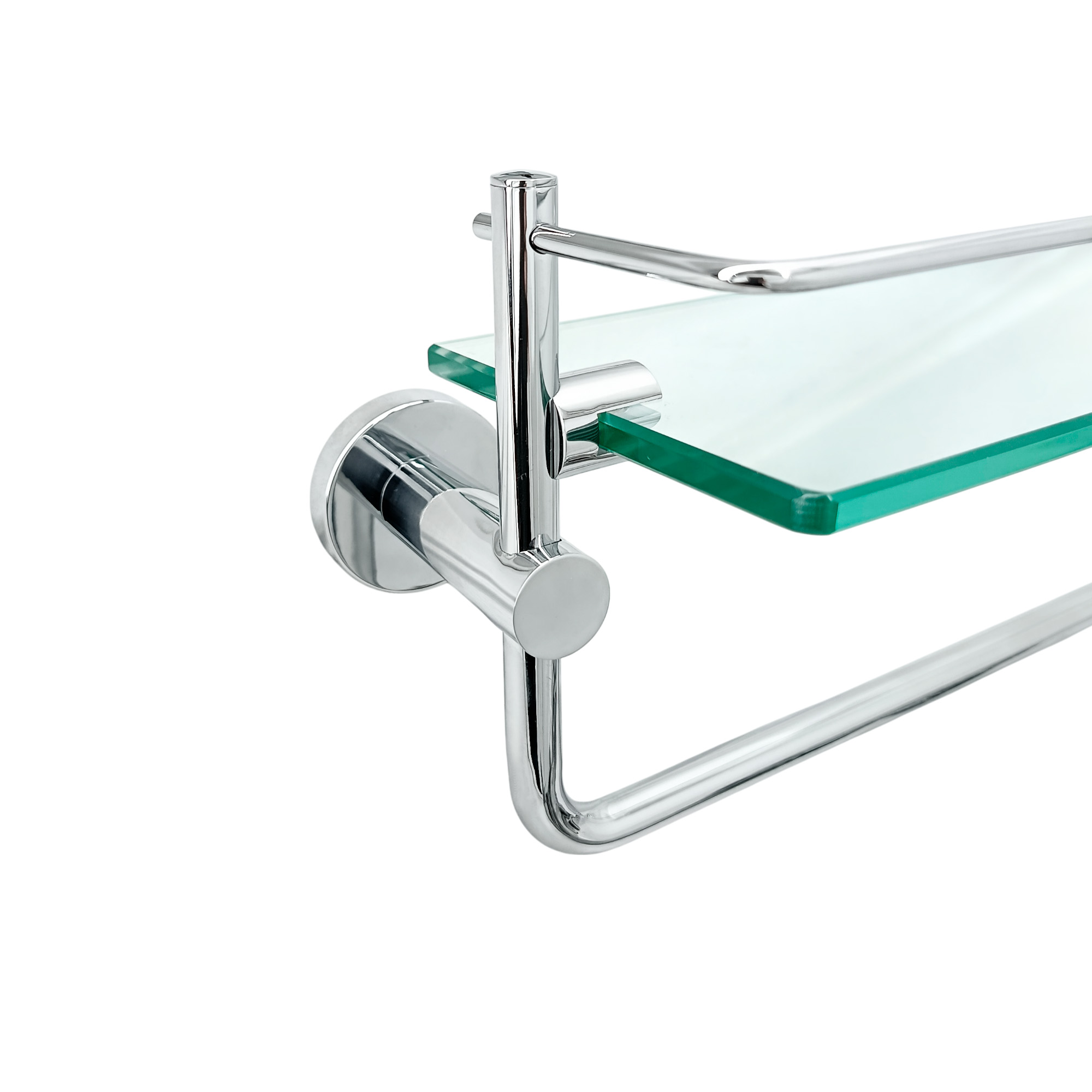 Organizador Ducha Repisa Vidrio/Acero