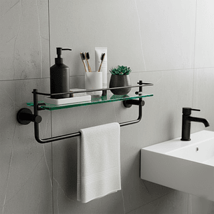 Organizador Vidrio/acero Negra Ccol