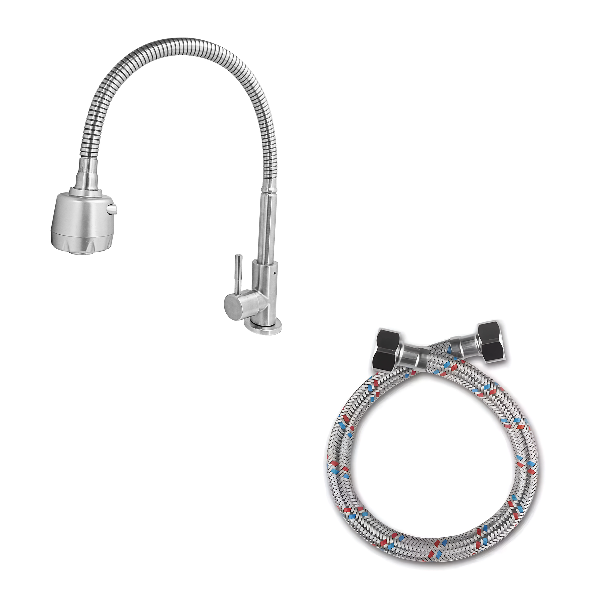 Kit Griferia Lavaplatos Agua Fría + Accesorio C1166