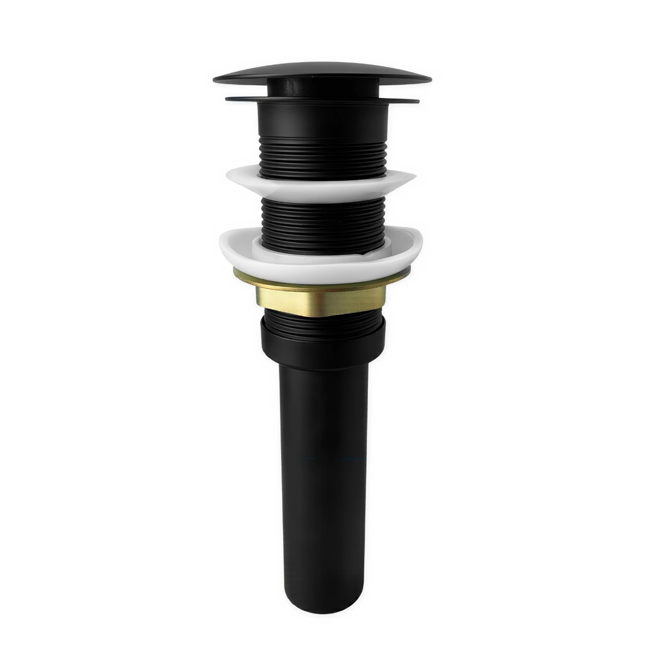 Combo Lavamanos Sobreponer + Griferia Agua Fría Negra C1185