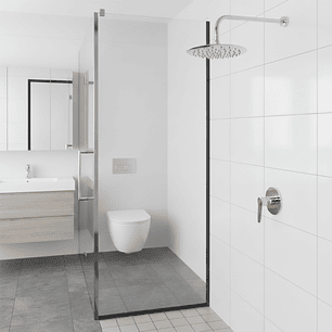 Combo Ducha Redonda 20CM Cromada + Brazo 40 CM + Mezclador 12CM Colombia