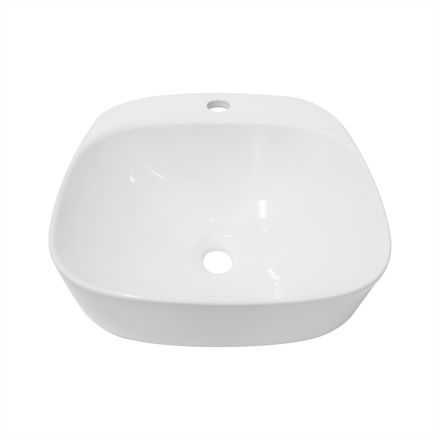 Combo Lavamanos Sobreponer + Griferia Agua Fría C1190