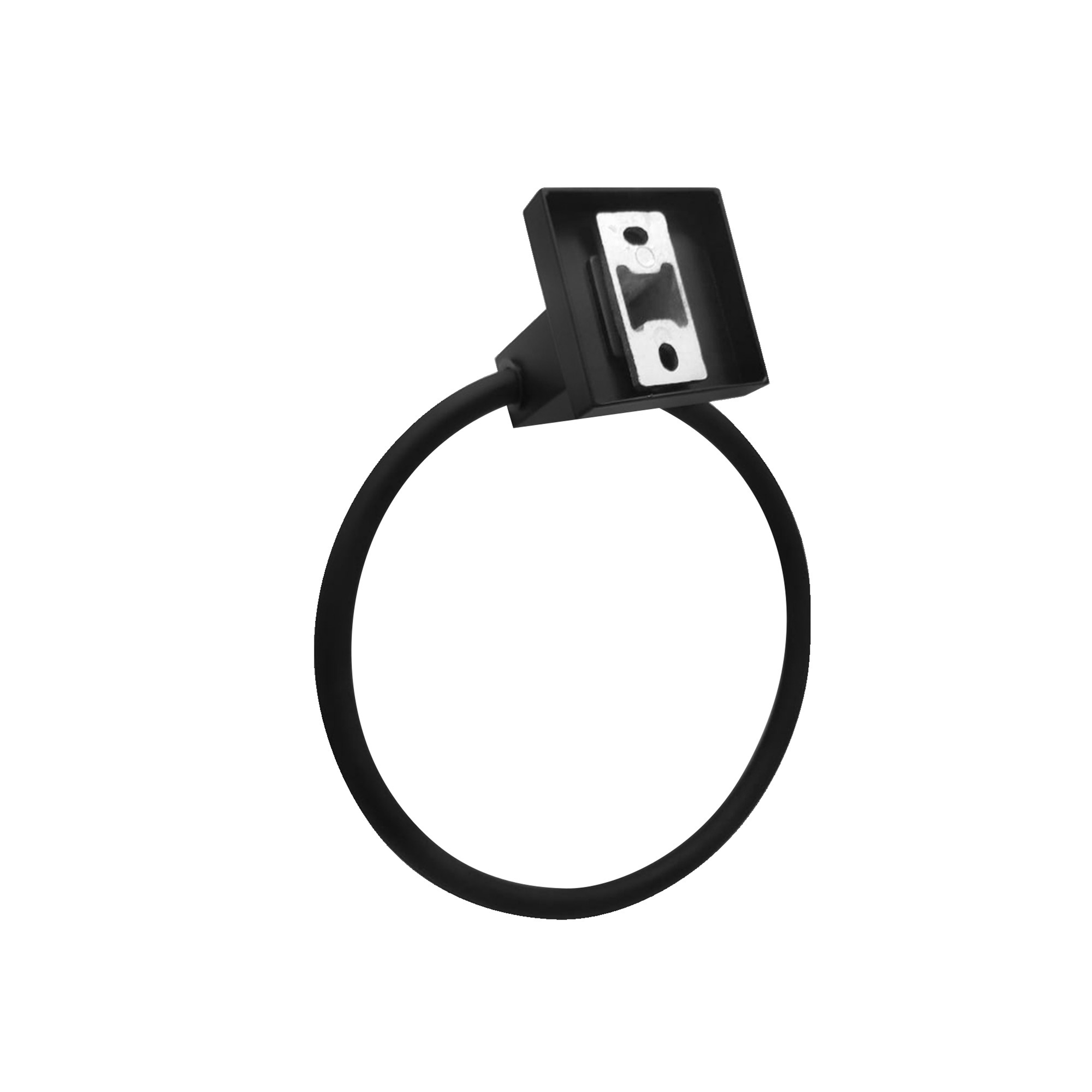 Pack Por 2 Toallero Negro CCOL-1202