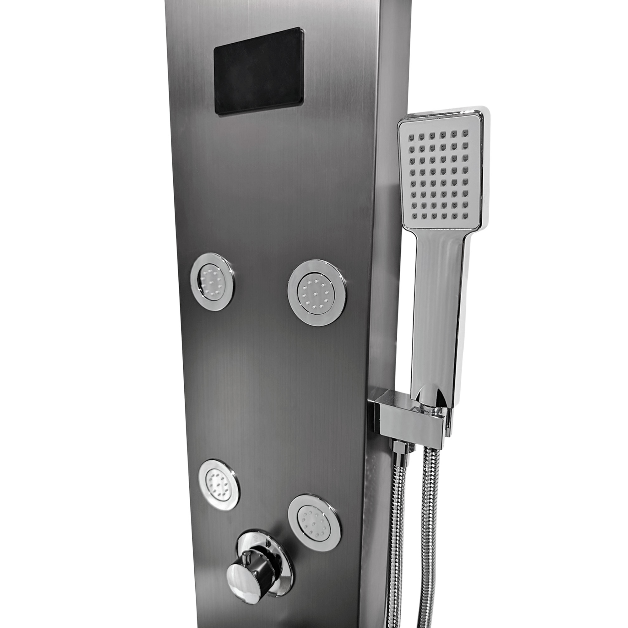 Columna Ducha Gris Cobalto