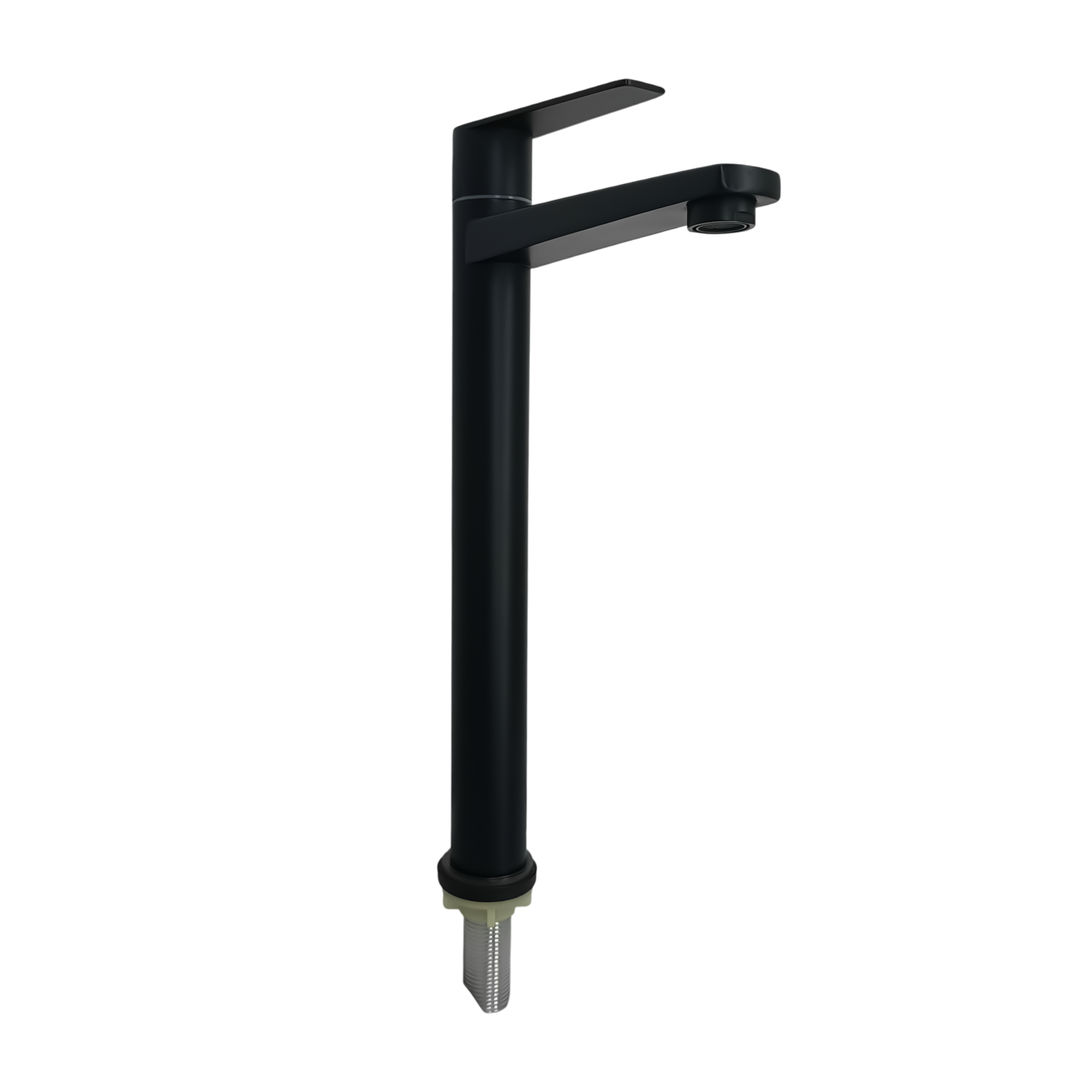 Griferia Lavamanos Alta Agua Fria Negro Ciffra Ccol