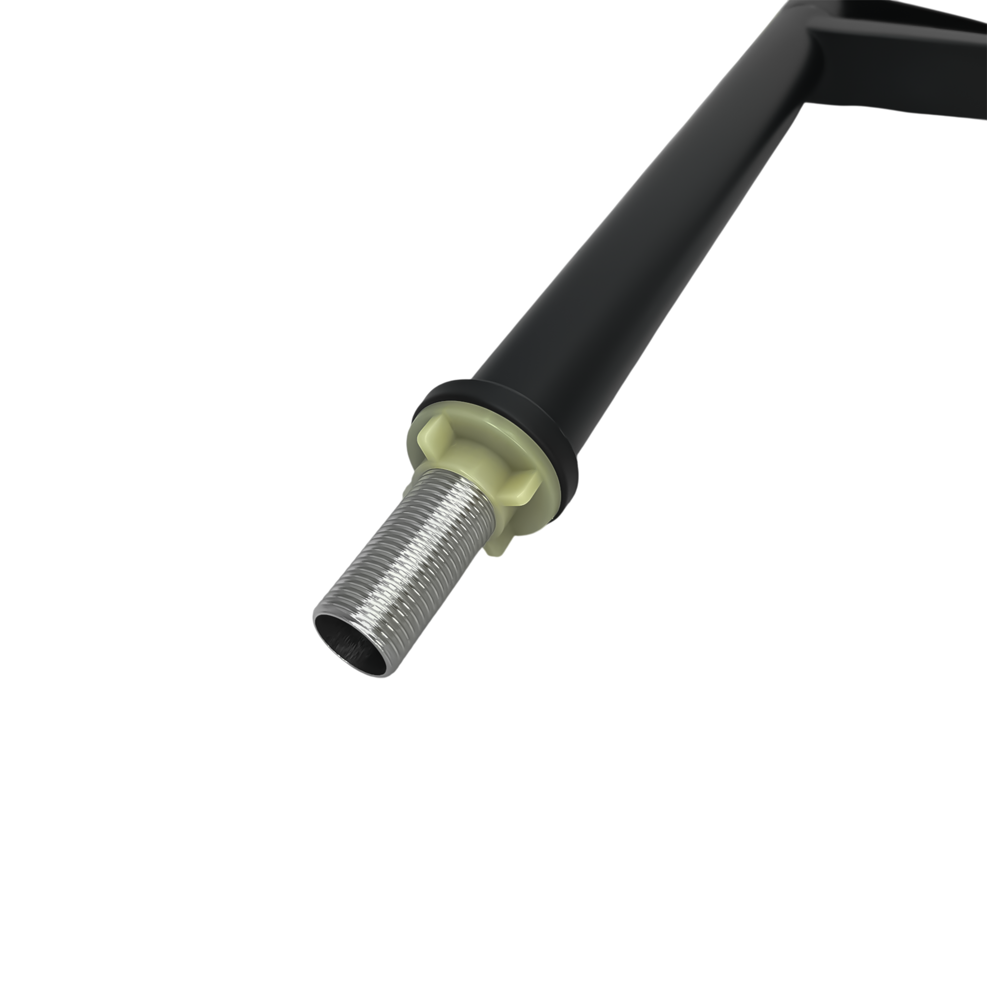 Griferia Lavamanos Alta Agua Fria Negro Ciffra Ccol