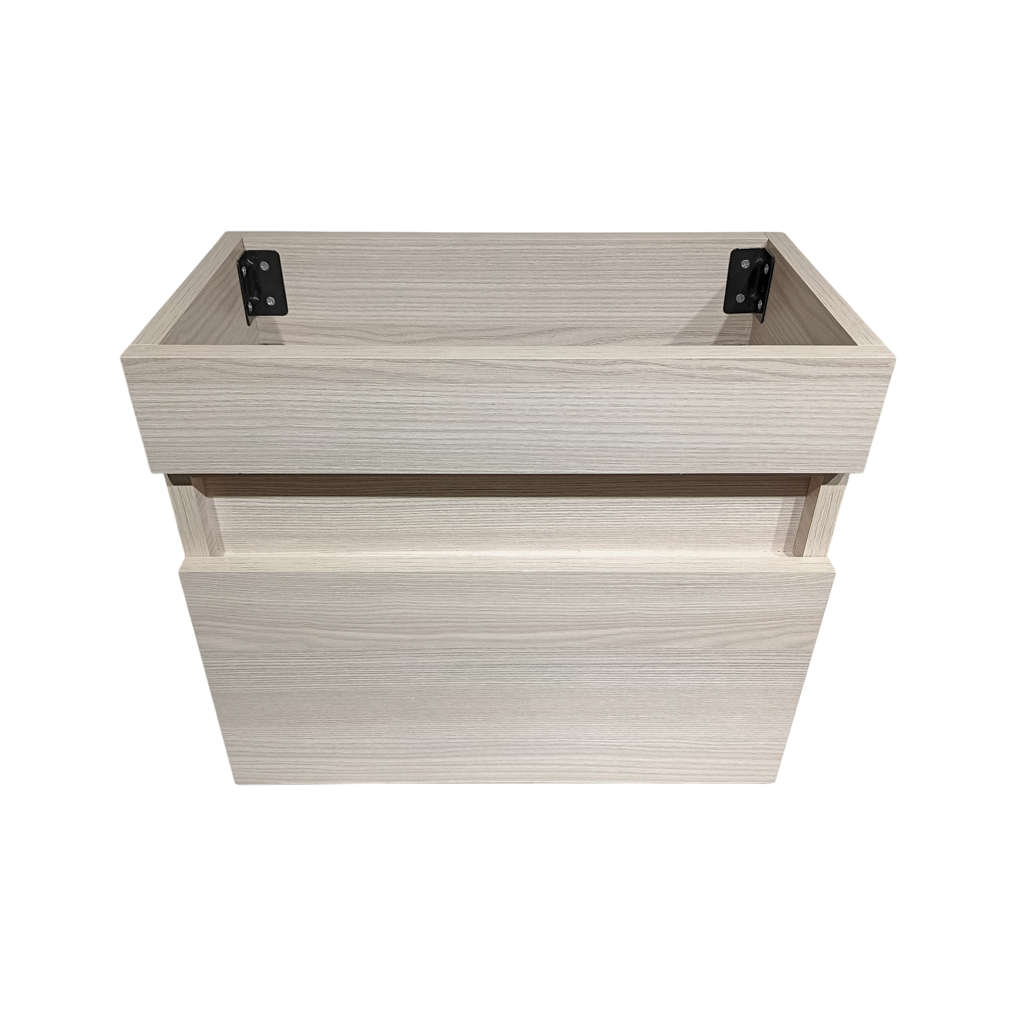 Mueble Aksel Flotante Para Lavamanos Nappo Merano Beige Sin Agujeros