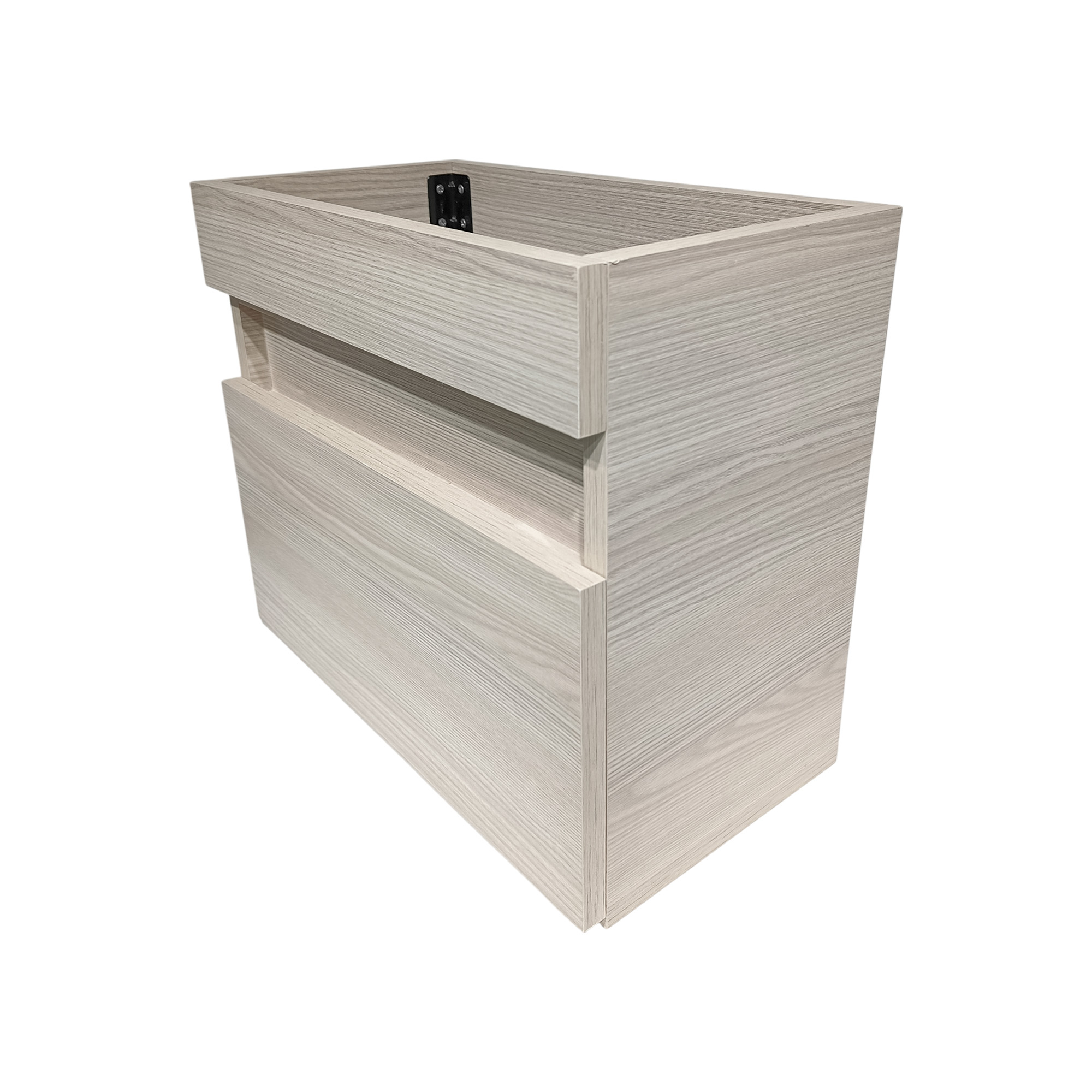 Mueble Aksel Flotante Para Lavamanos Nappo Merano Beige Sin Agujeros