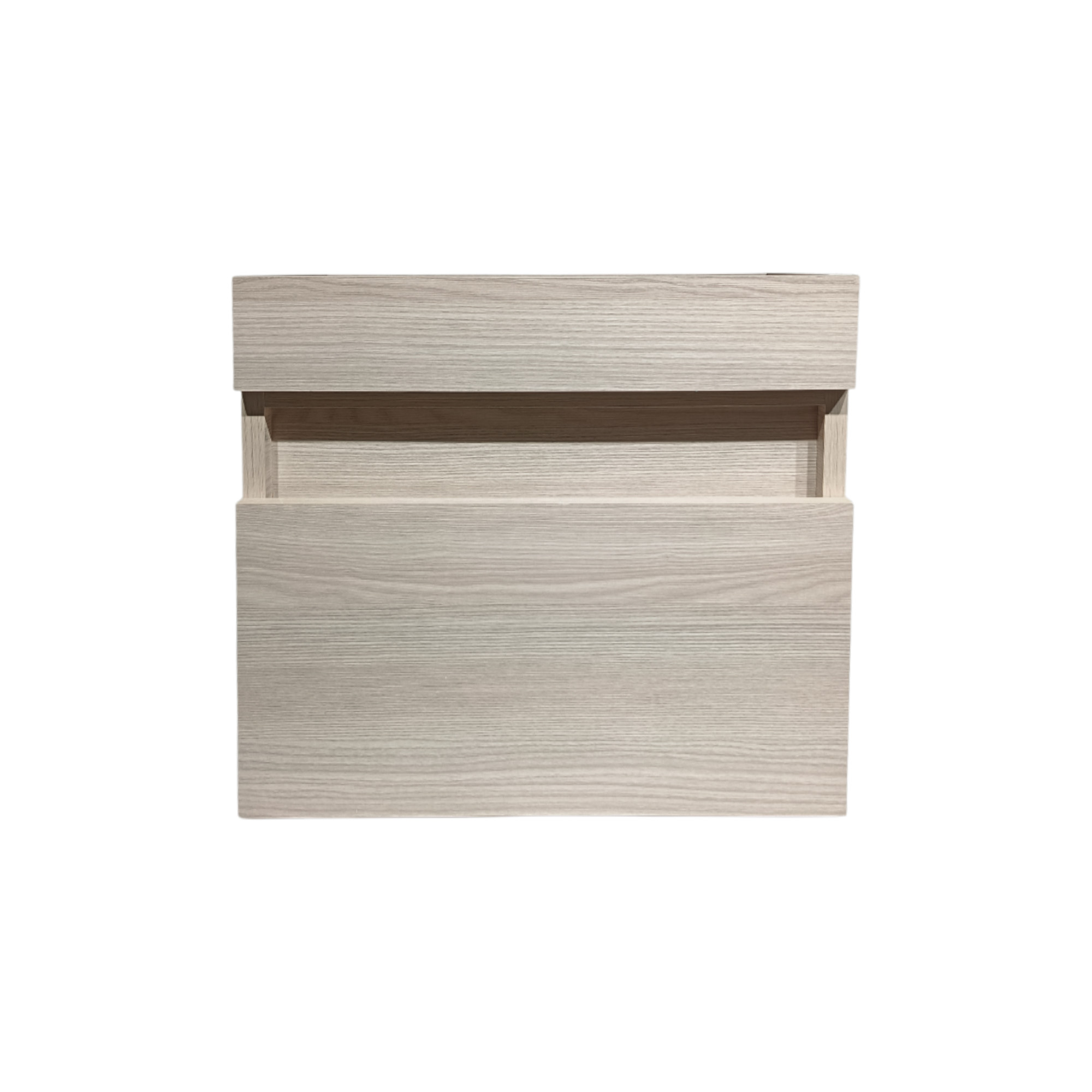 Mueble Aksel Flotante Para Lavamanos Nappo Merano Beige Sin Agujeros