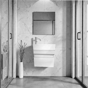 Combo Mueble Lavamanos + Lavamanos + Grifería + Acople+ Push