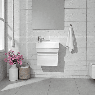 Combo Mueble Lavamanos + Lavamanos + Push + Grifería+ Acople