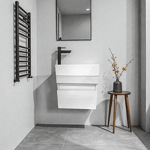 Combo Mueble Lavamanos + Lavamanos + Grifería + Sifón C368