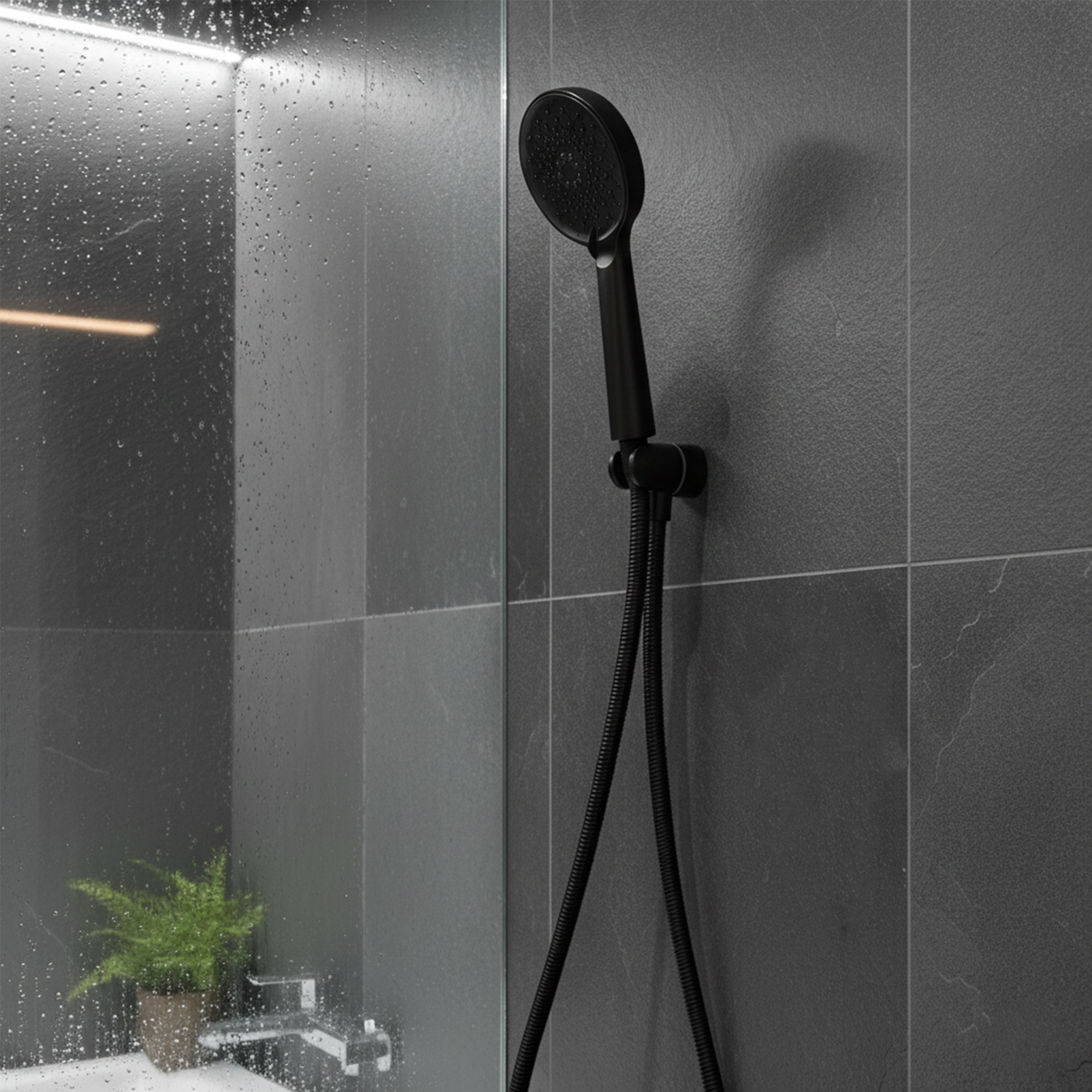 Set Teleducha Negro C527