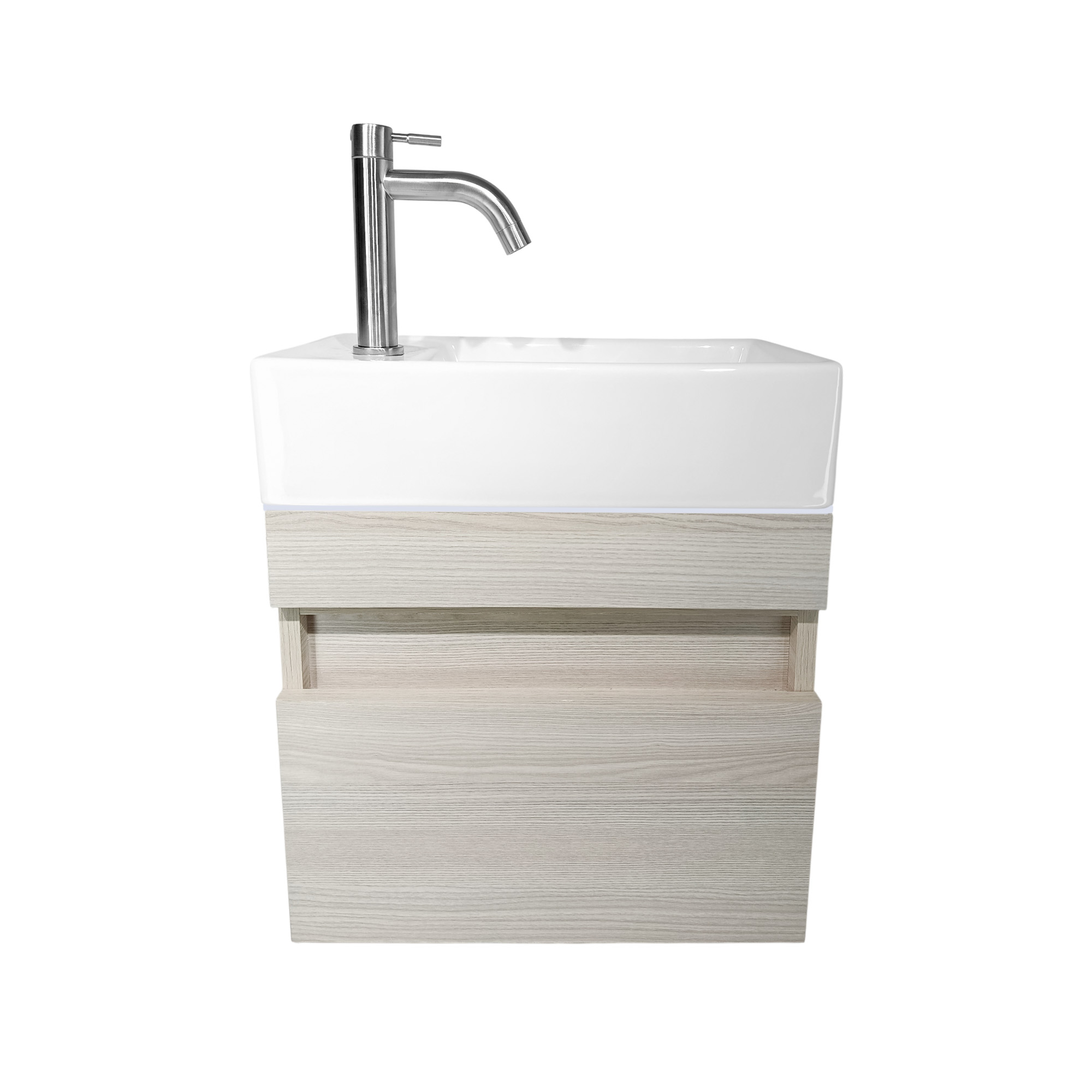 Combo Mueble Vanitory Merano C1271 Beige Un Agujero