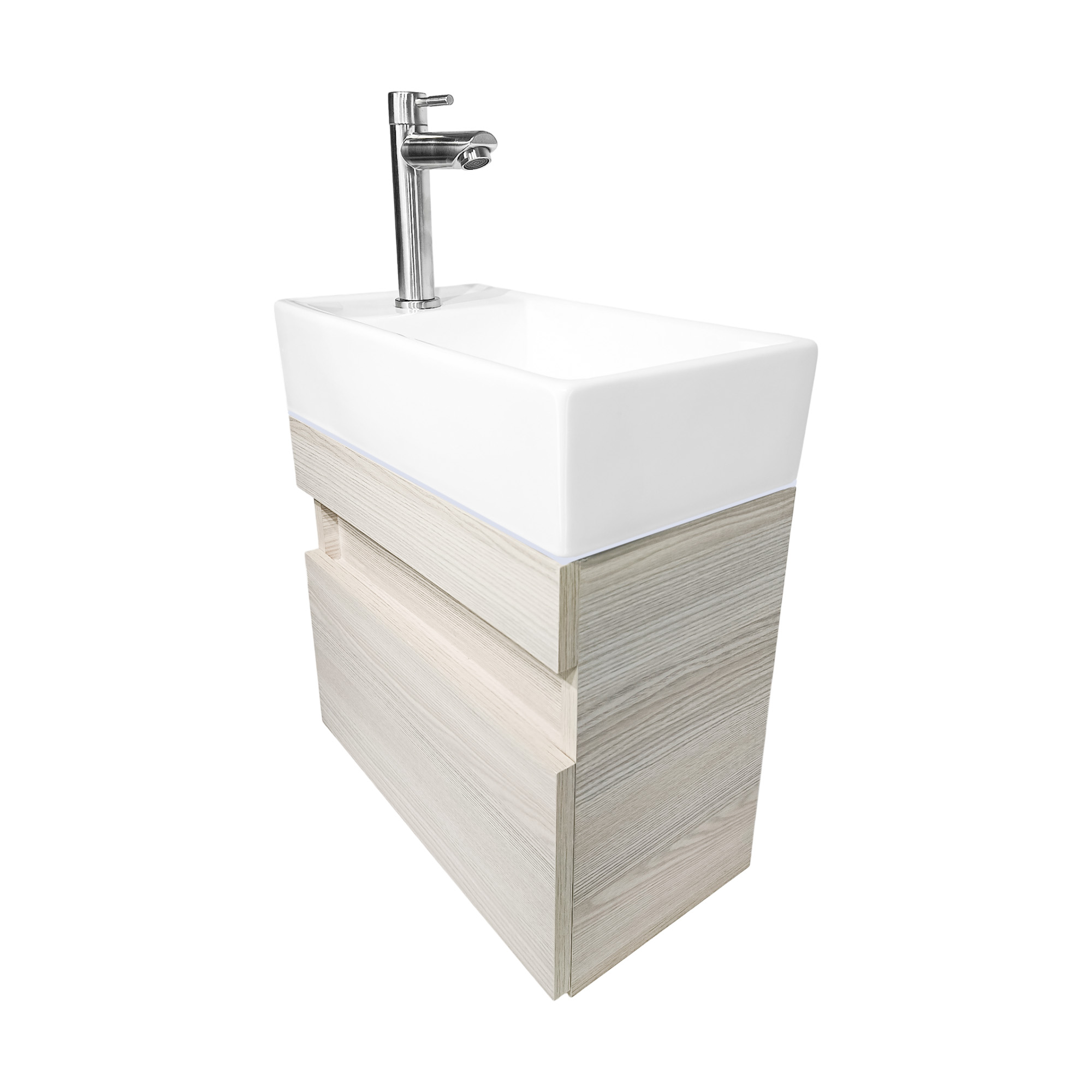 Combo Mueble Vanitory Merano C1272 Beige Un Agujero