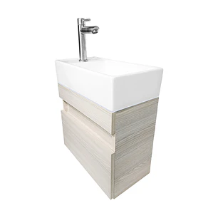 Combo Mueble Vanitory Merano C1272 Beige Un Agujero
