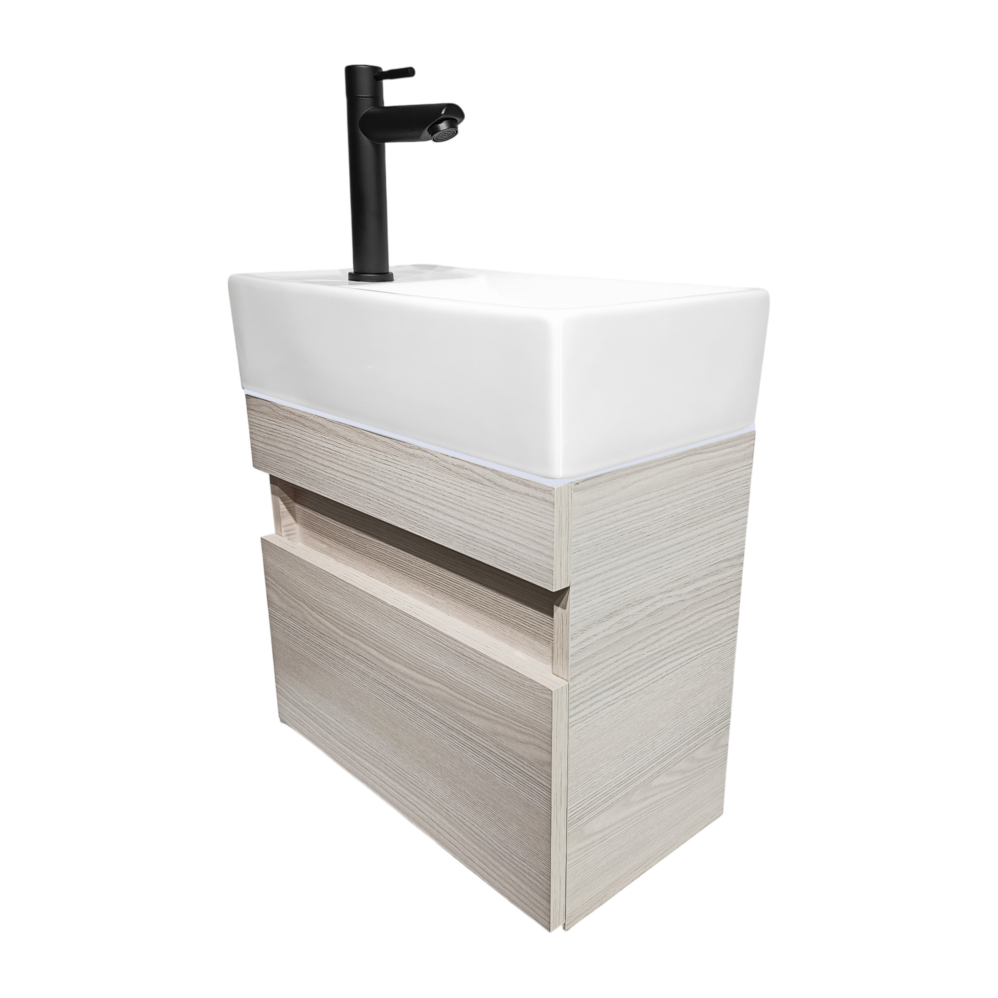 Combo Mueble Vanitory Merano C1275 Beige Un Agujero