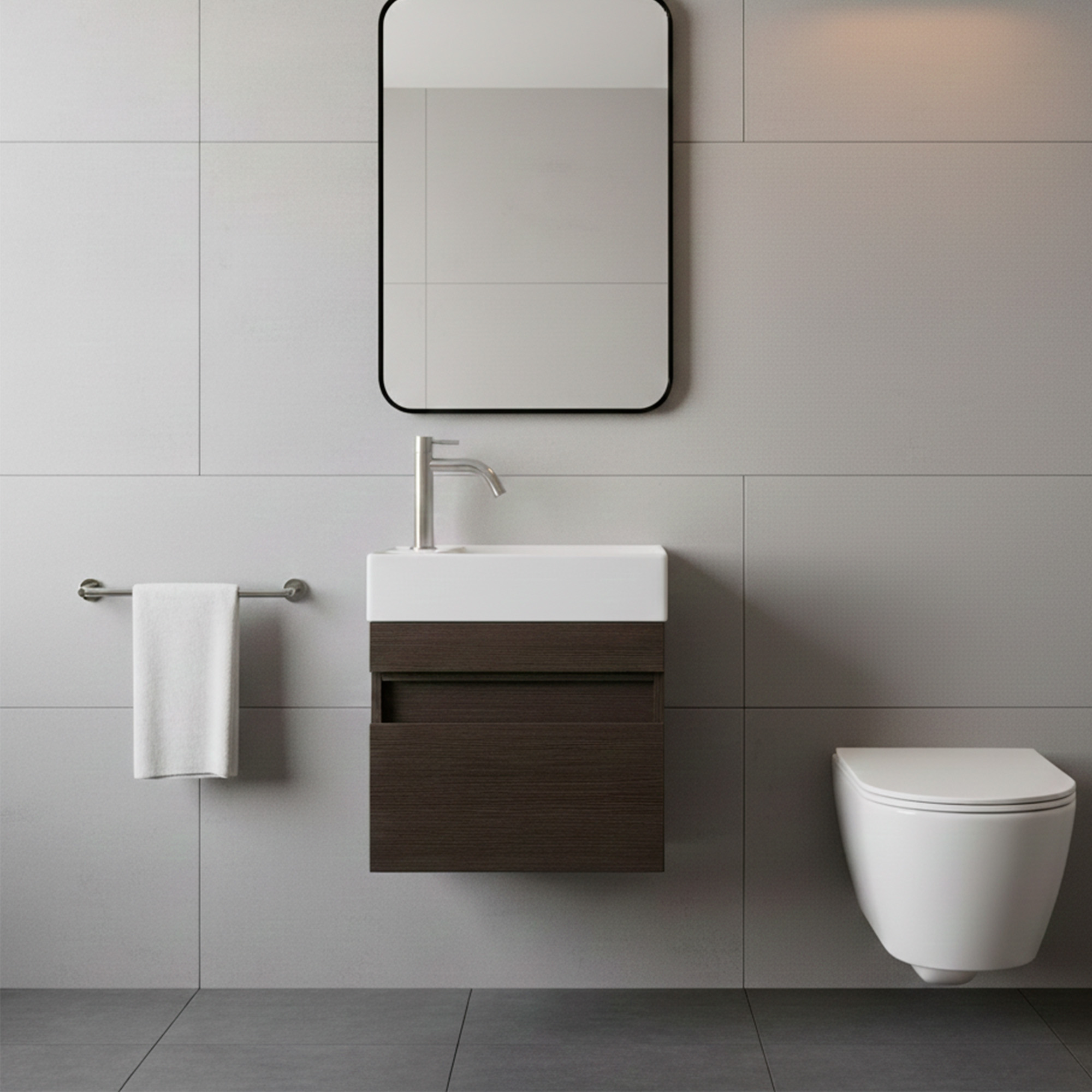 Combo Mueble Flotante + Lavamanos Nappo + Grifería C1266 