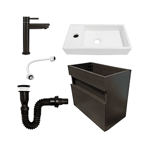 Combo Mueble Flotante + Lavamanos Nappo + Grifería C1270 