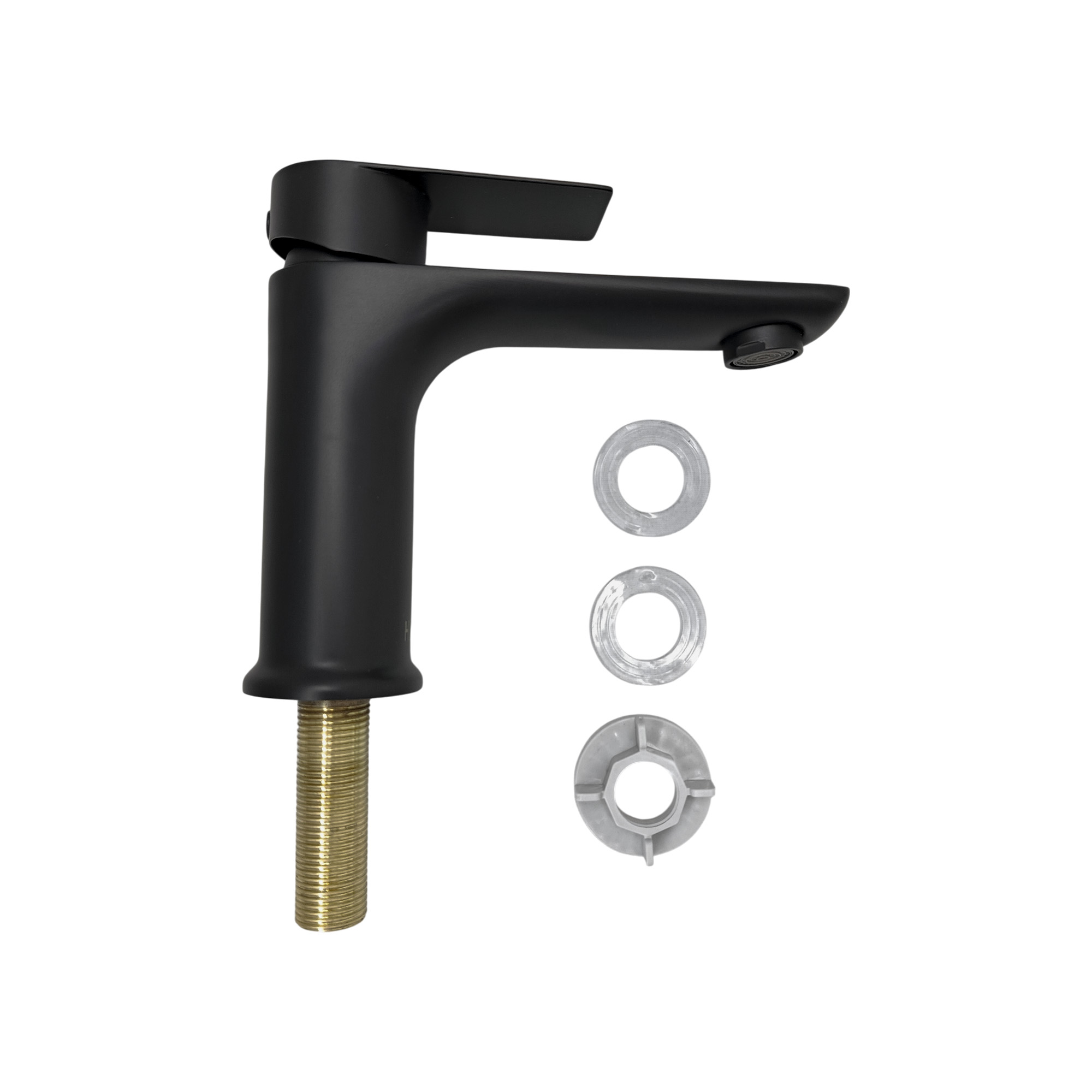 Griferia Lavamanos Baja Agua Fria Negra