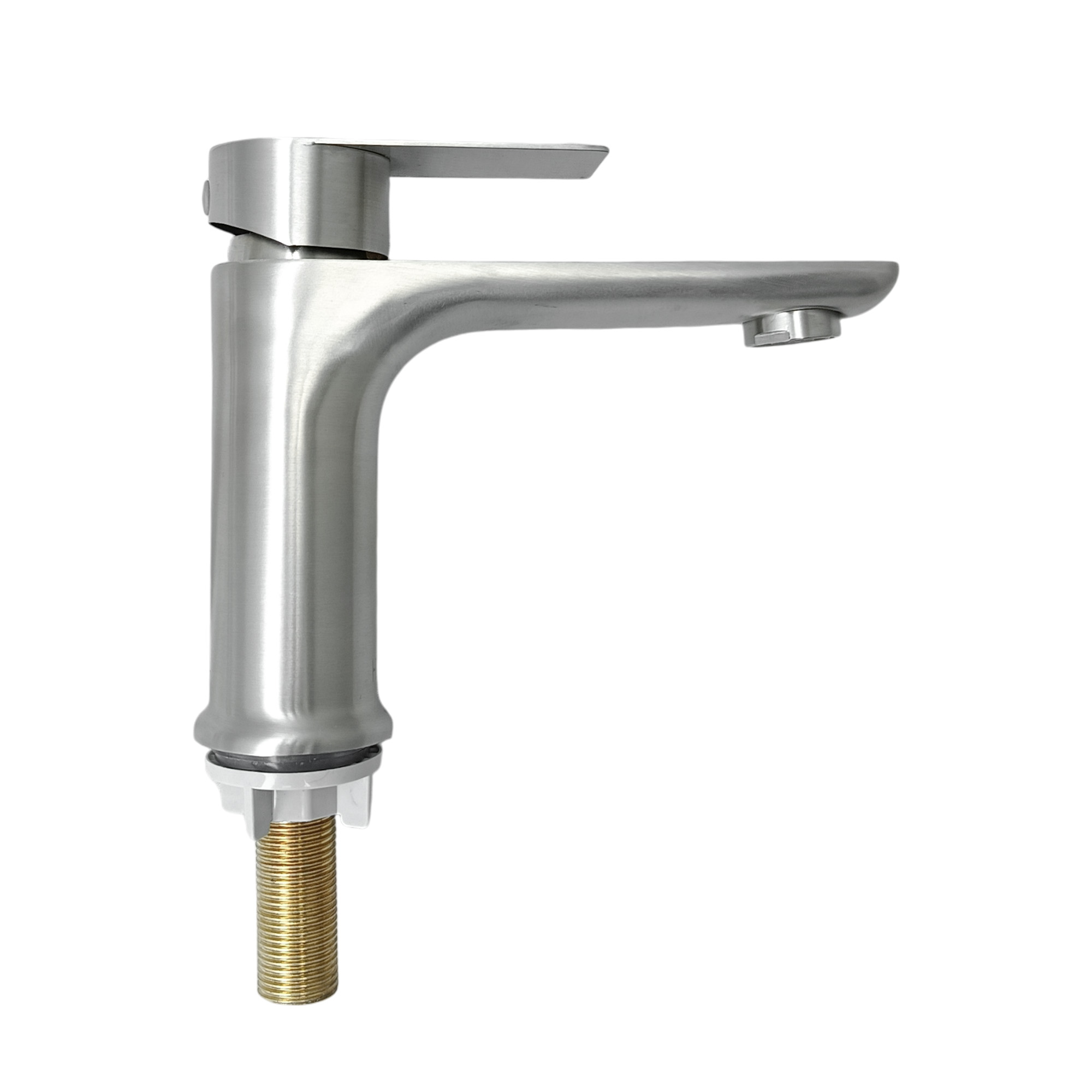 Griferia Lavamanos Agua Fria Inox 304 Satinada 