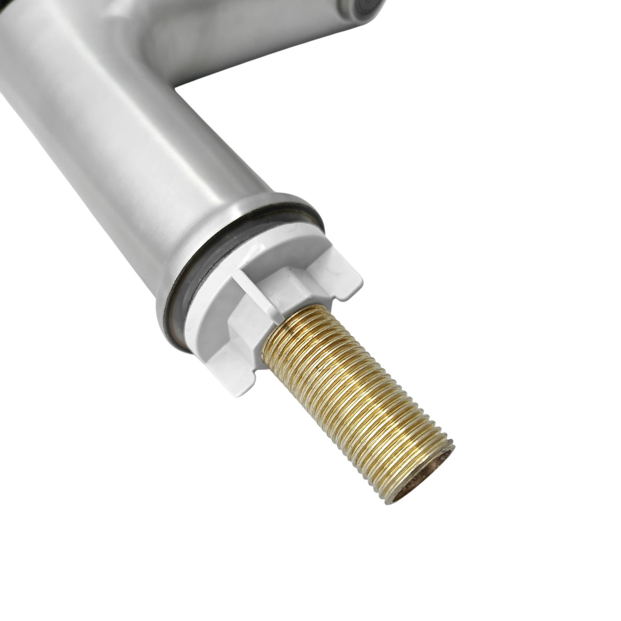 Griferia Lavamanos Agua Fria Inox 304 Satinada 