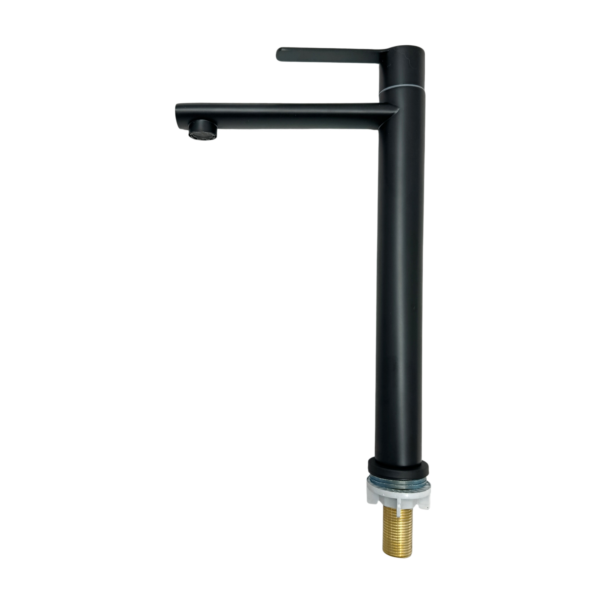 Griferia Lavamanos Alta Agua Fria Negro Ccol