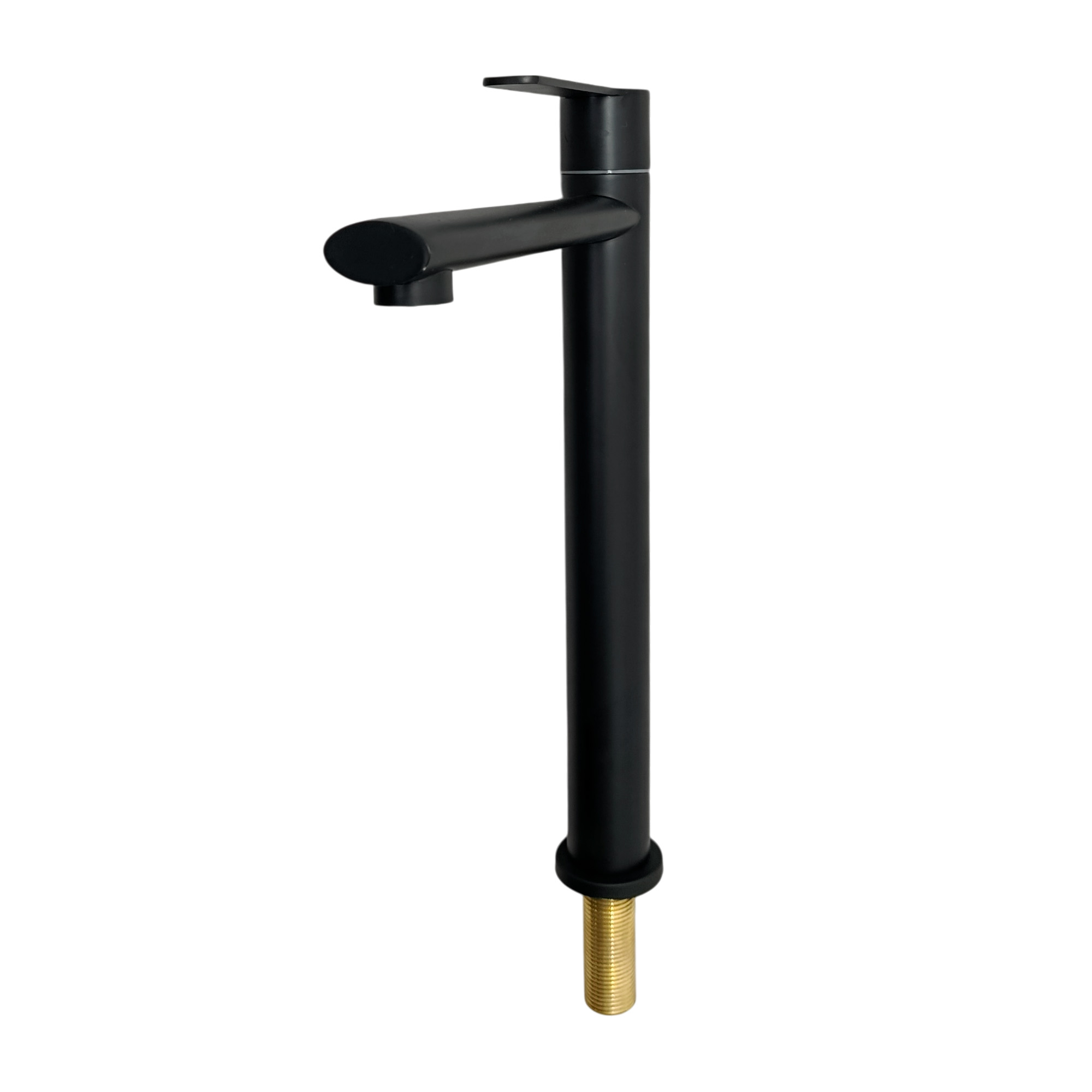 Griferia Lavamanos Alta Agua Fria Negro Ccol