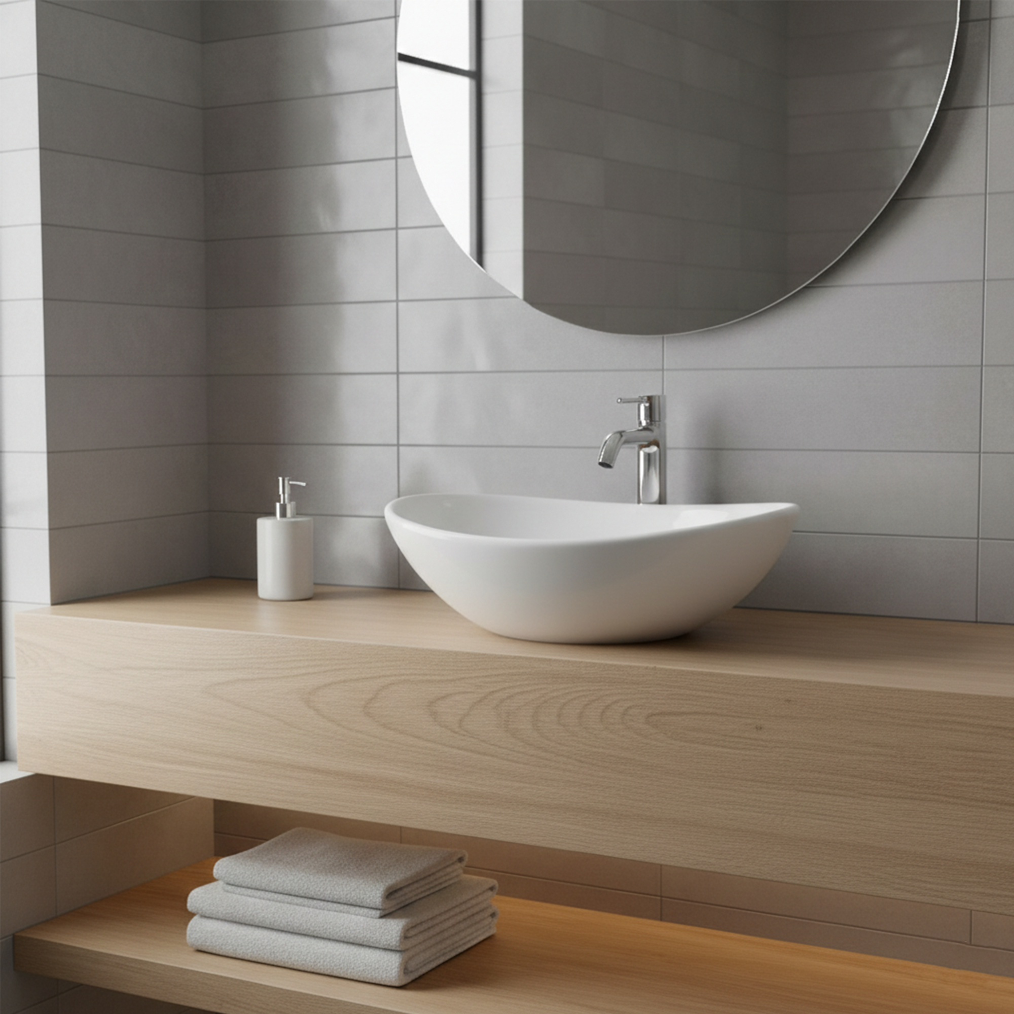 Lavamanos Ovalado En Ceramica Blanco + Push Hongo + Sifon 