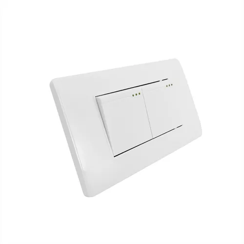 Pack X 5 Interruptor Doble Blanco C1210