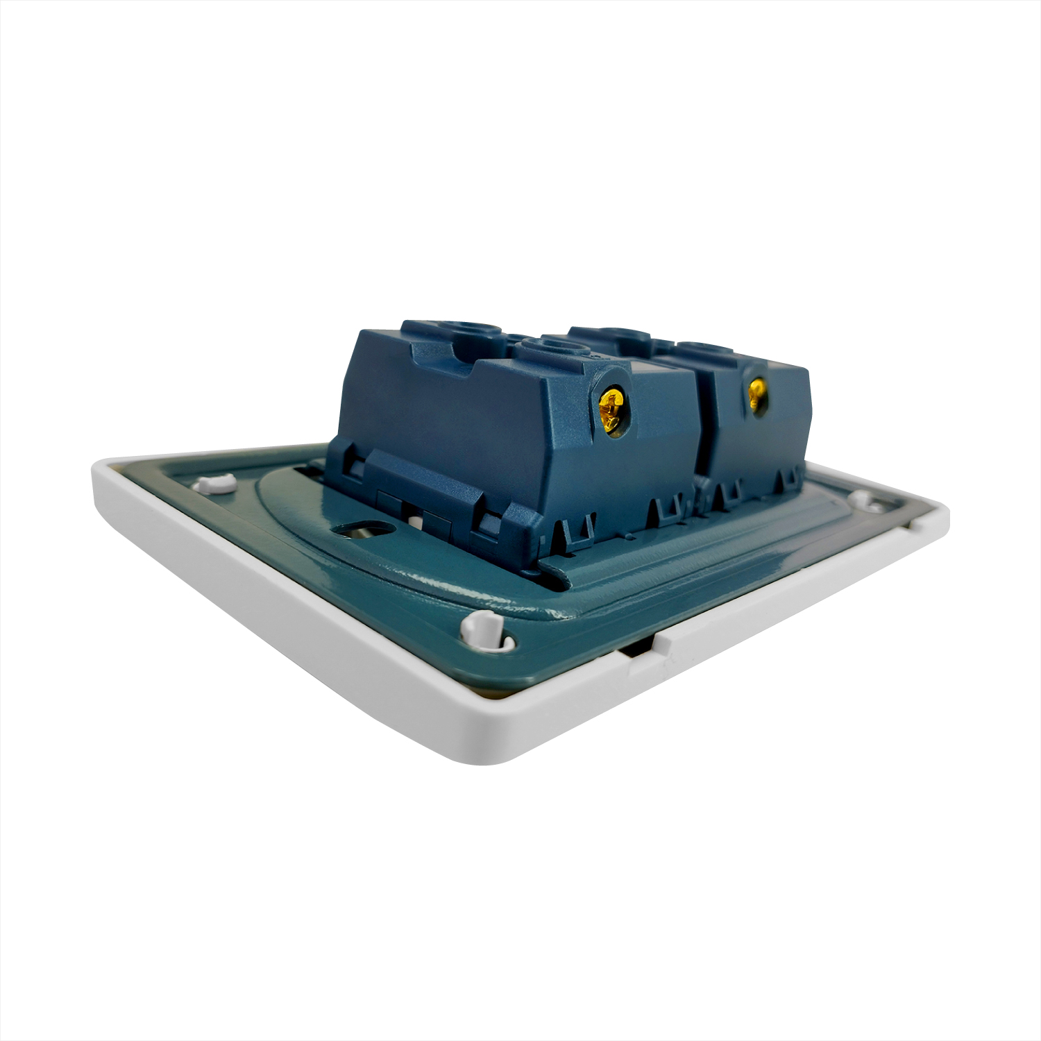 Pack X 5 Interruptor Doble Blanco C1210