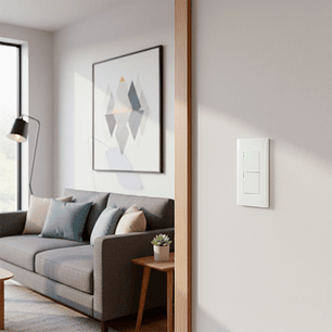 Pack X 5 Interruptor Doble Blanco C1210