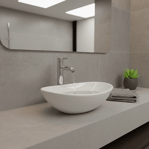 Pack X2 Combos Lavamanos Blancos + Griferia + Push + Sifón