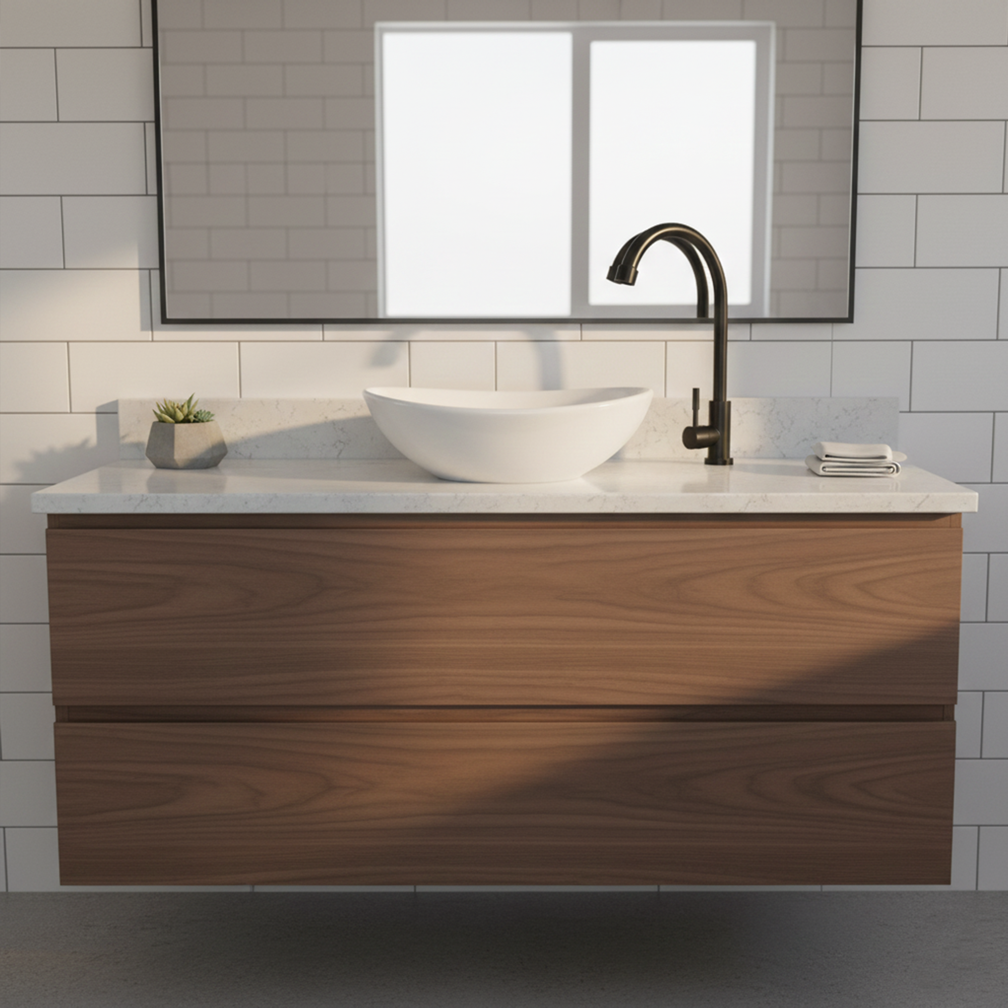 Pack X 2 Combos Lavamanos + Griferia Agua Fría Negro C932