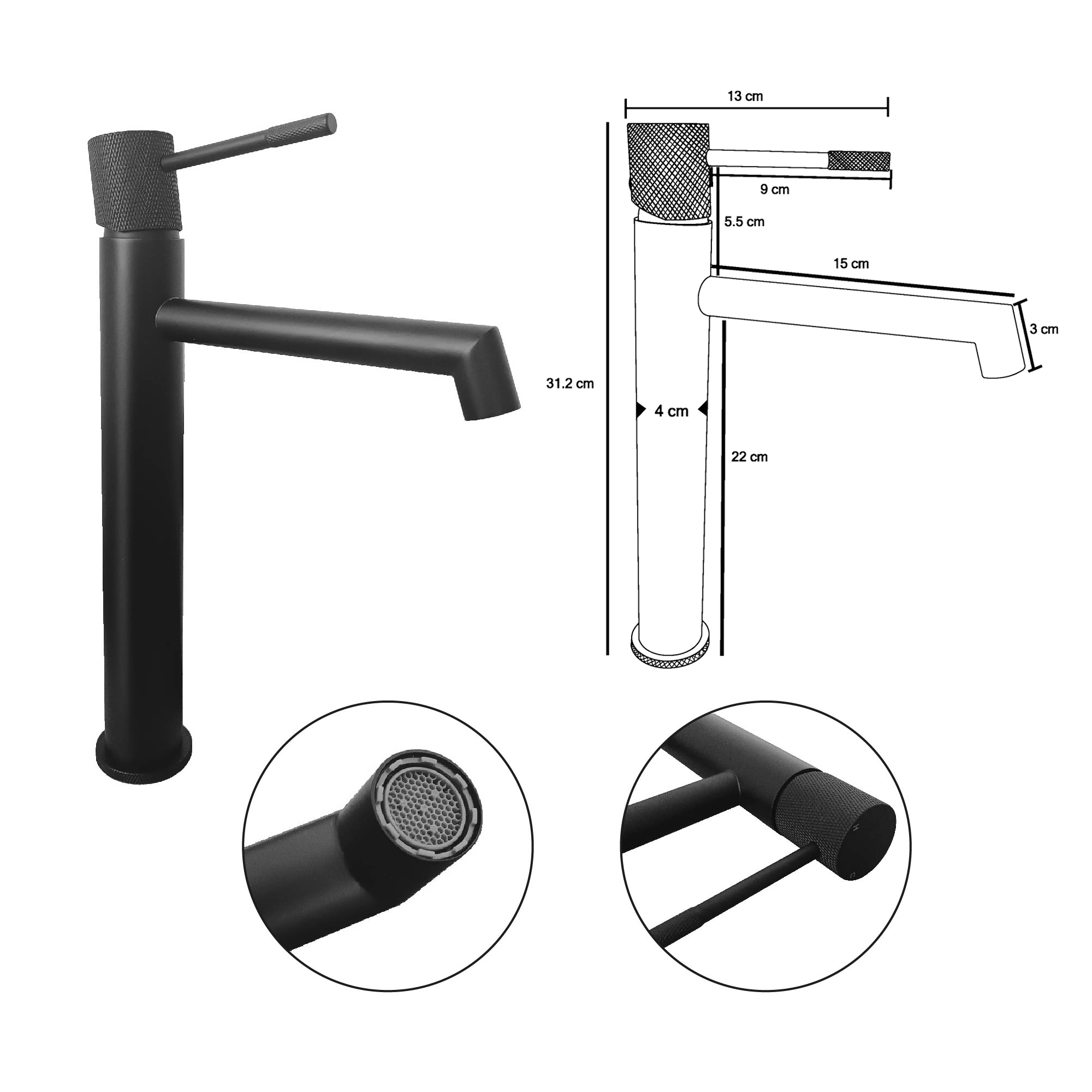 Combo Lavamanos Rectangular Grifería Y Accesorios C784