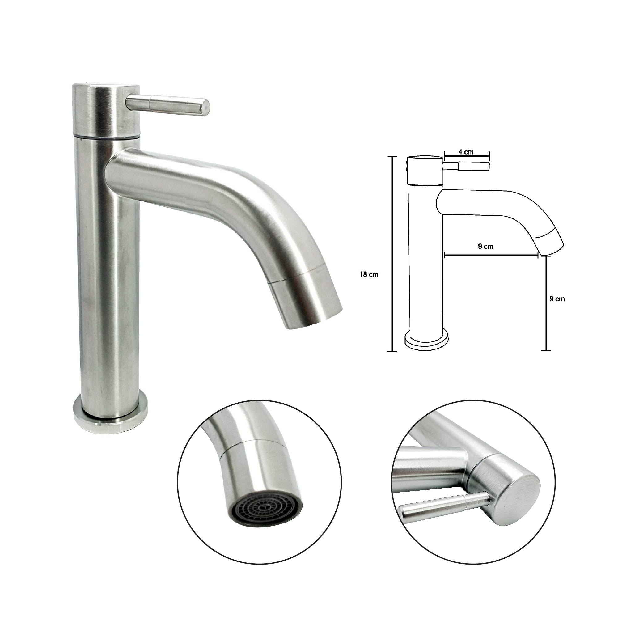 Combo Placa Lavamanos PL-53 + Push+ Sifón + Grifería C239