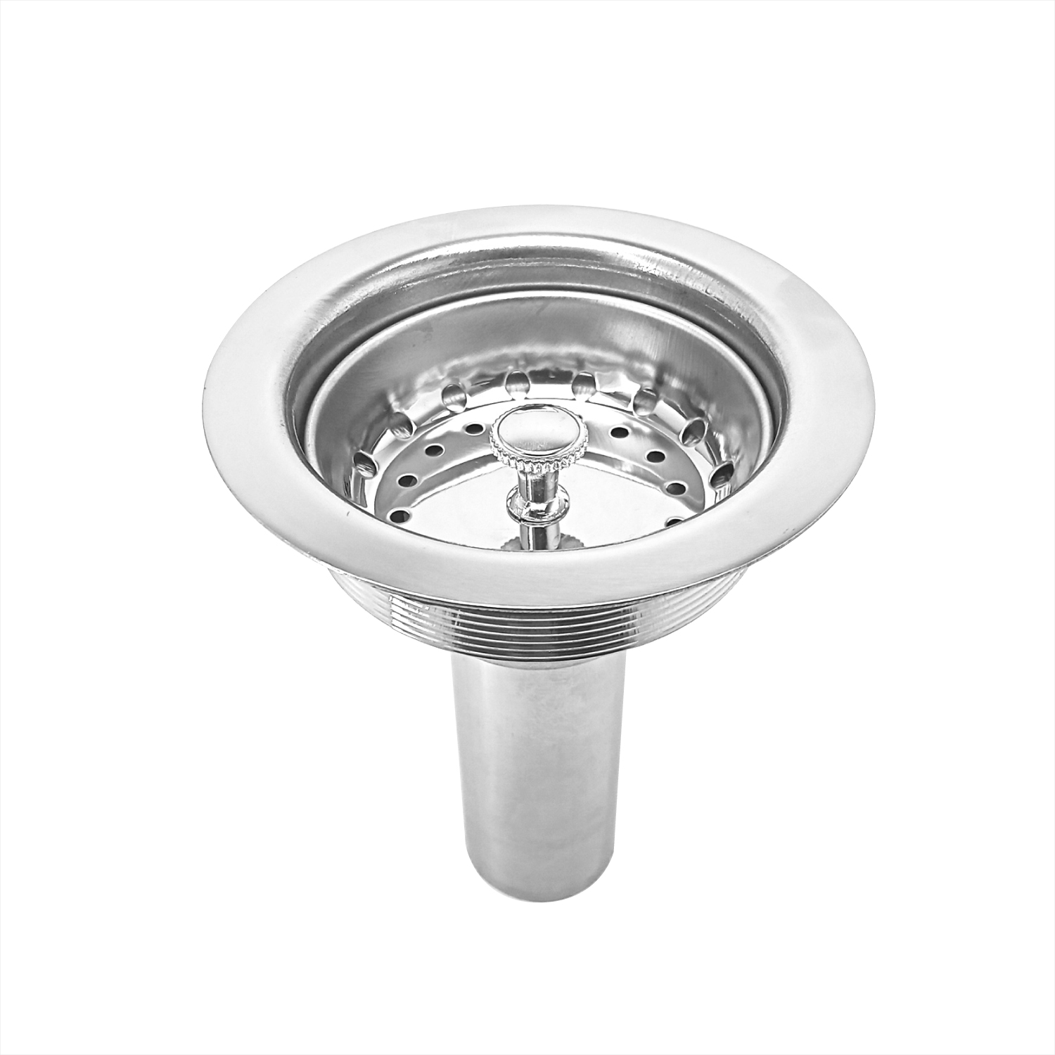 Kit Grifería Lavaplatos Agua Fría + Canastilla Desague C1208