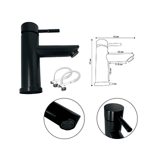 Combo Lavamanos Pequeño Rectangular+griferia Mezcladora C714