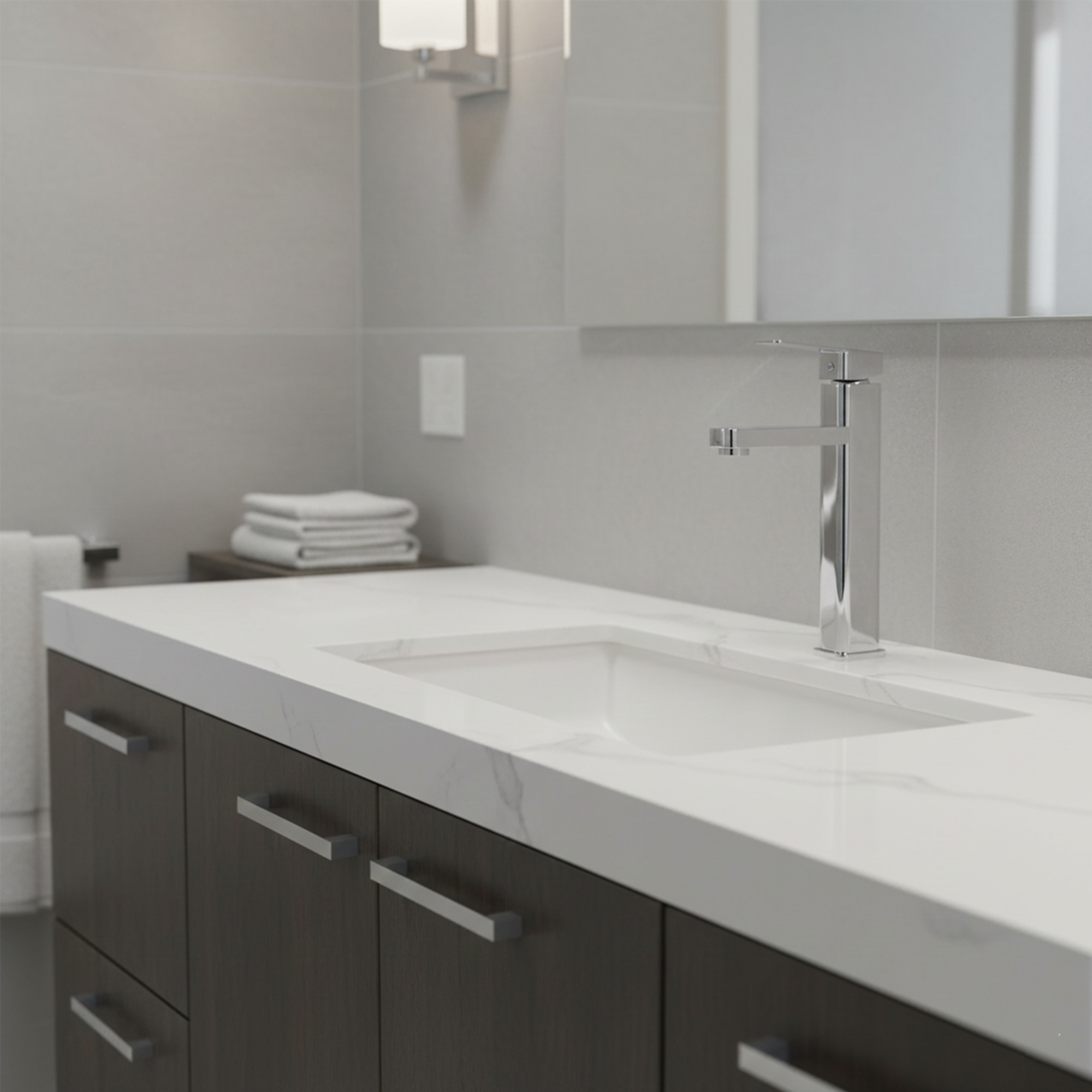 Griferia Lavamanos Poste Alto Mezclador - Noble Alta - MD