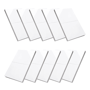 Pack X 10 Interruptor Doble Tipo Invisible Blanco C1215 10 A 110v Blanco