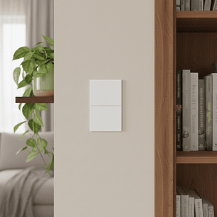 Pack X 10 Interruptor Doble Tipo Invisible Blanco C1215 10 A 110v Blanco