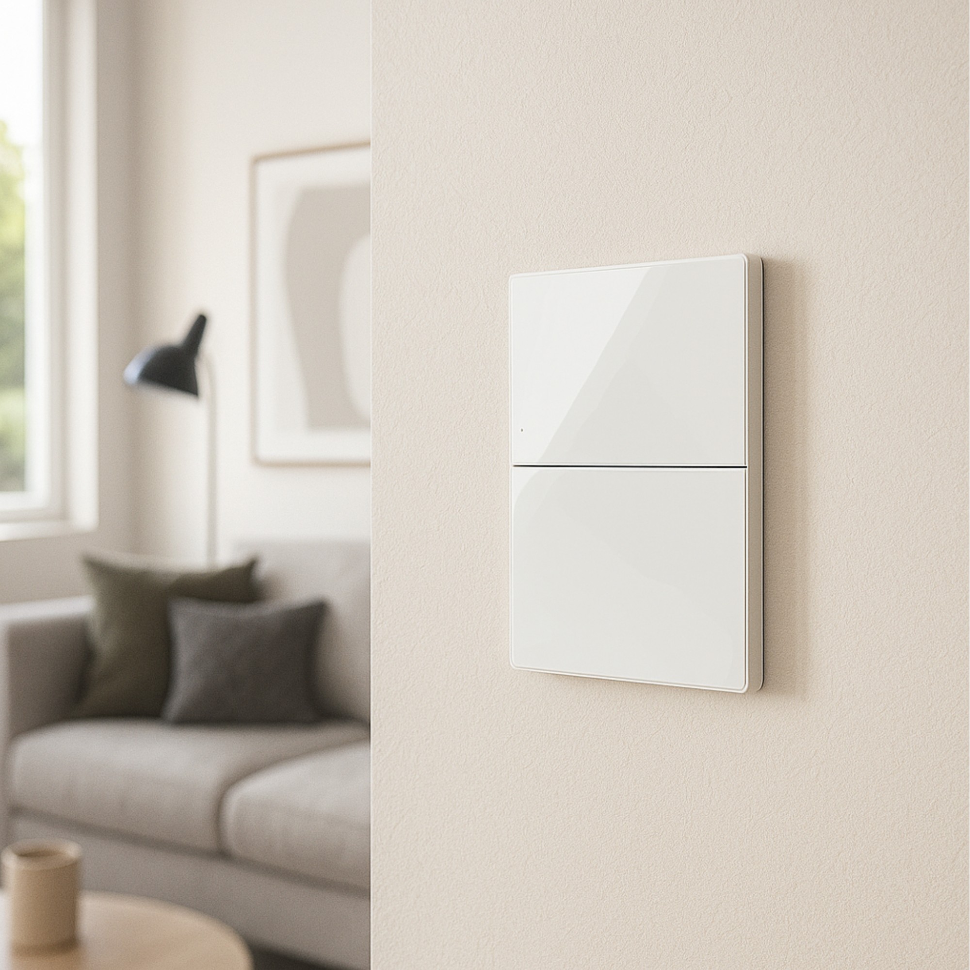 Pack X 5 Interruptor Doble Tipo Invisible Blanco C1214 10 A 110v Blanco