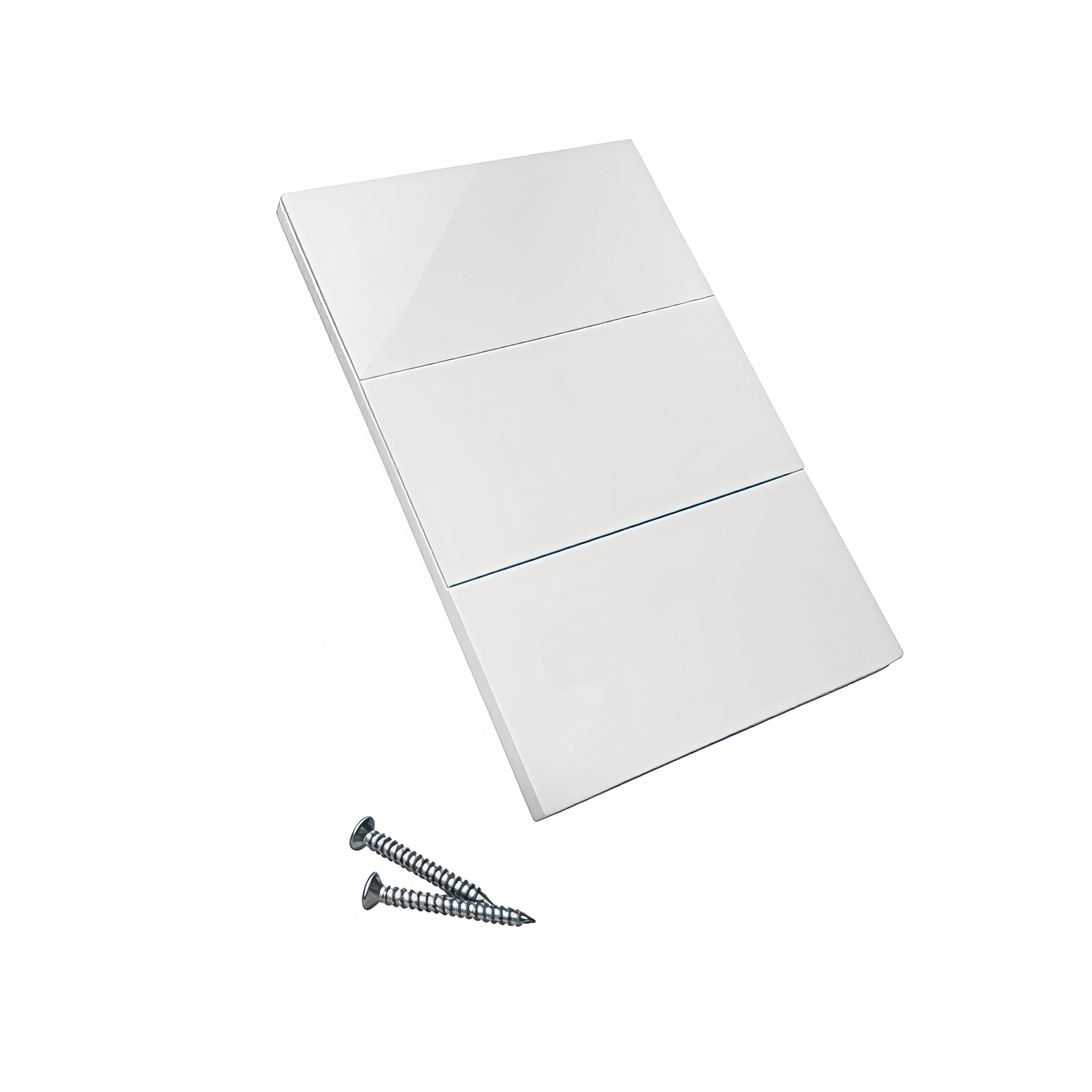 Pack X 5 Interruptor Triple Tipo Invisible Blanco C1216 10 A 110v Blanco