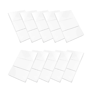 Pack X 10 Interruptor Triple Tipo Invisible Blanco C1217 10 A 110v Blanco