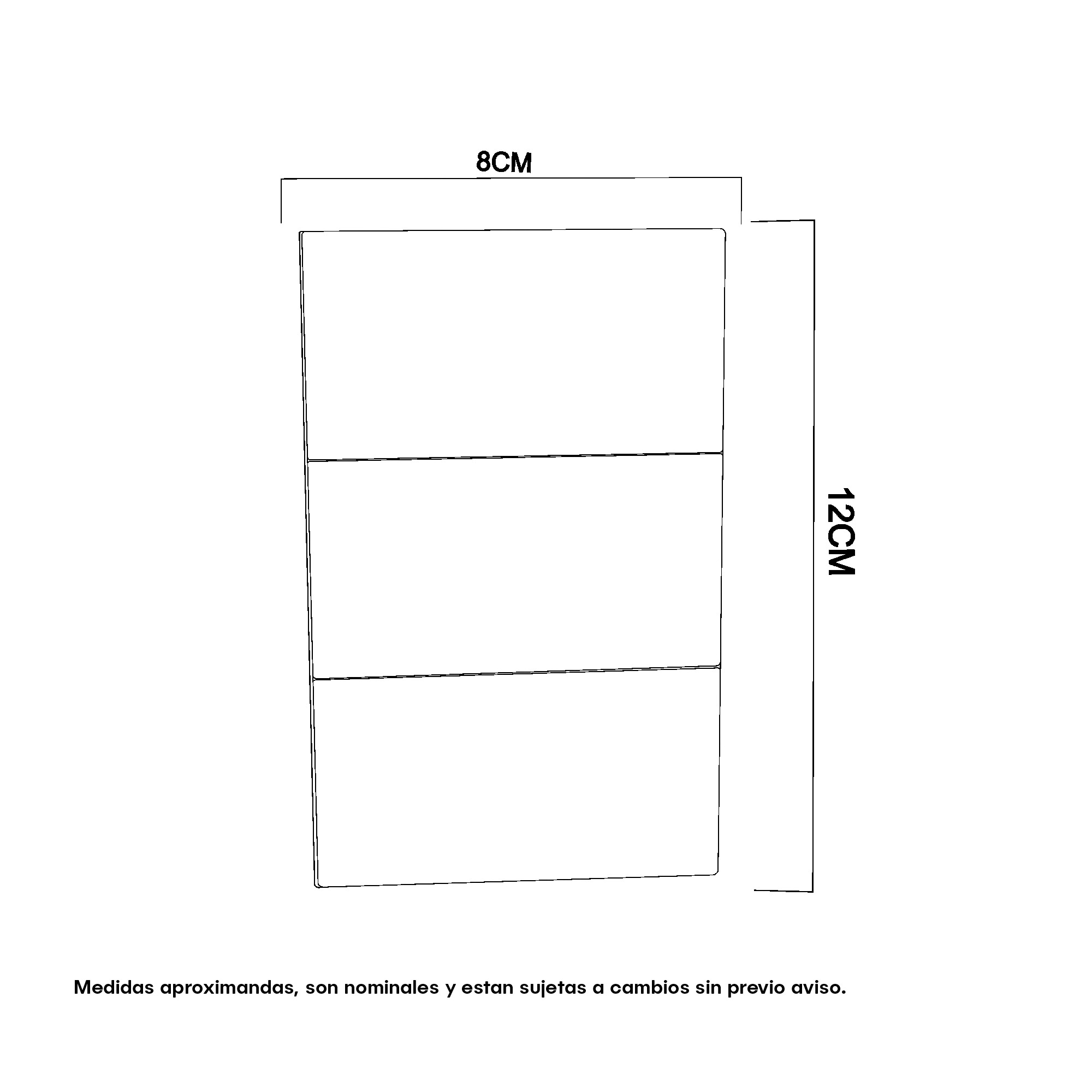 Pack X 10 Interruptor Triple Tipo Invisible Blanco C1217 10 A 110v Blanco